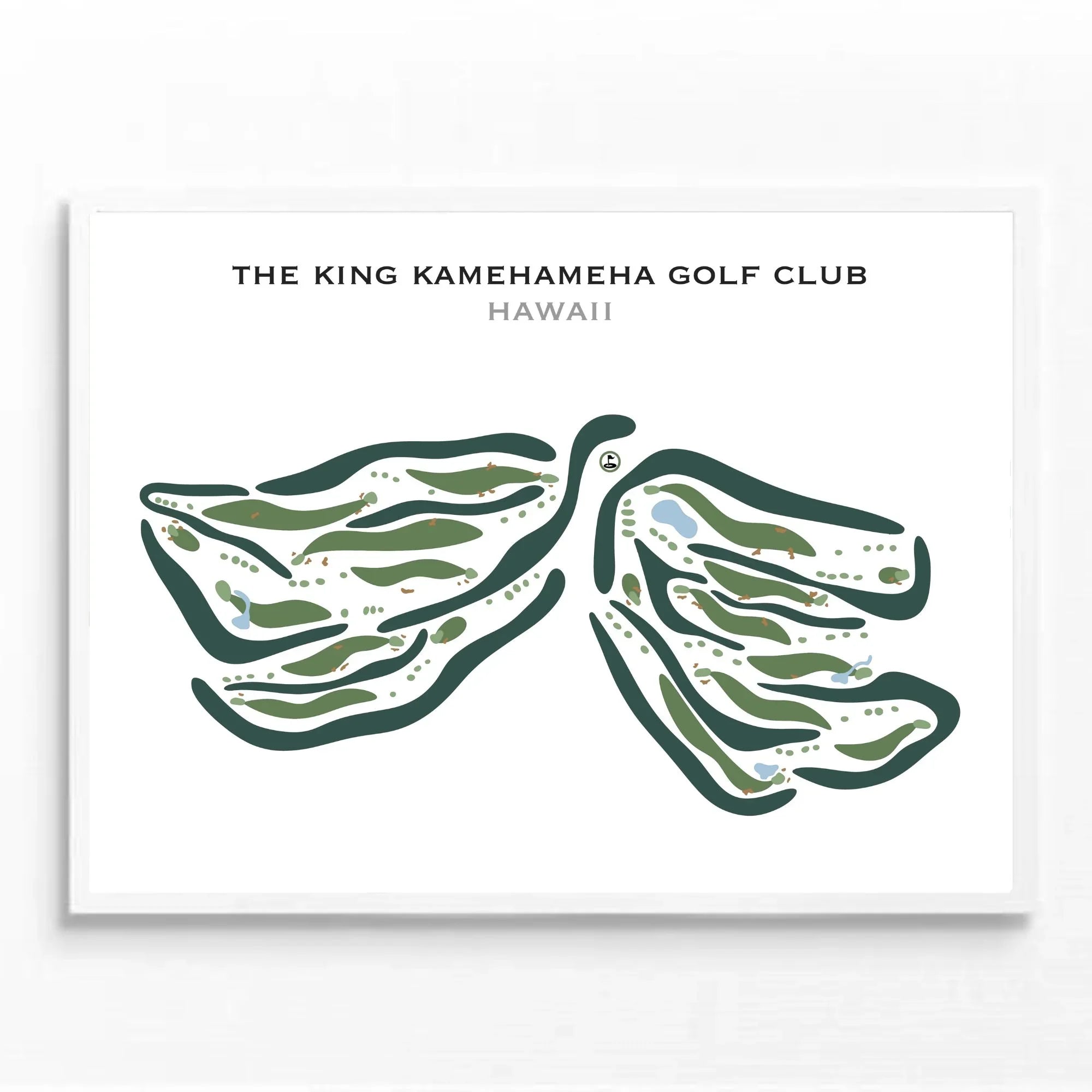 The King Kamehameha Golf Club, Hawaii Golf Course Maps and Prints