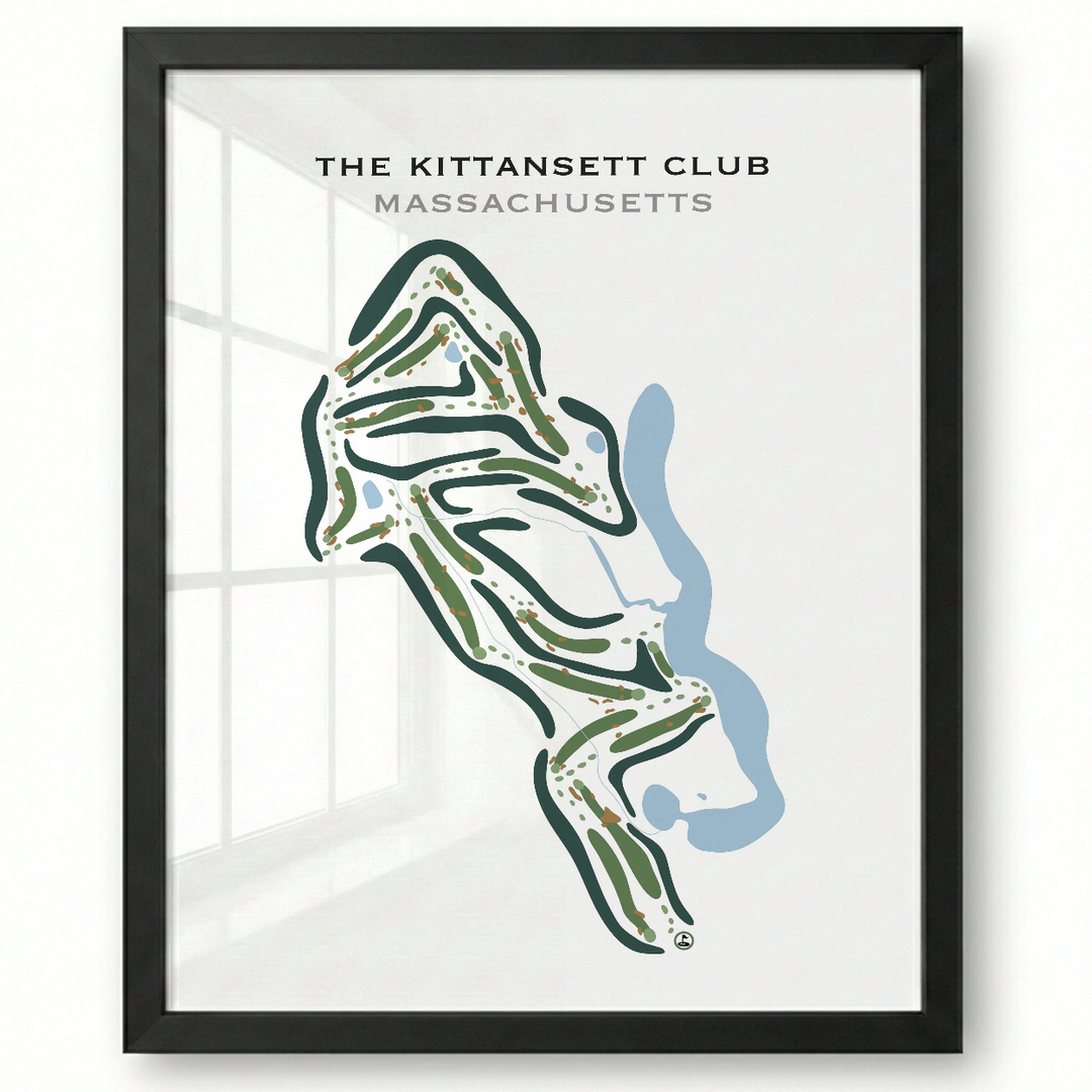 The Kittansett Club, Massachusetts - Printed Golf Courses