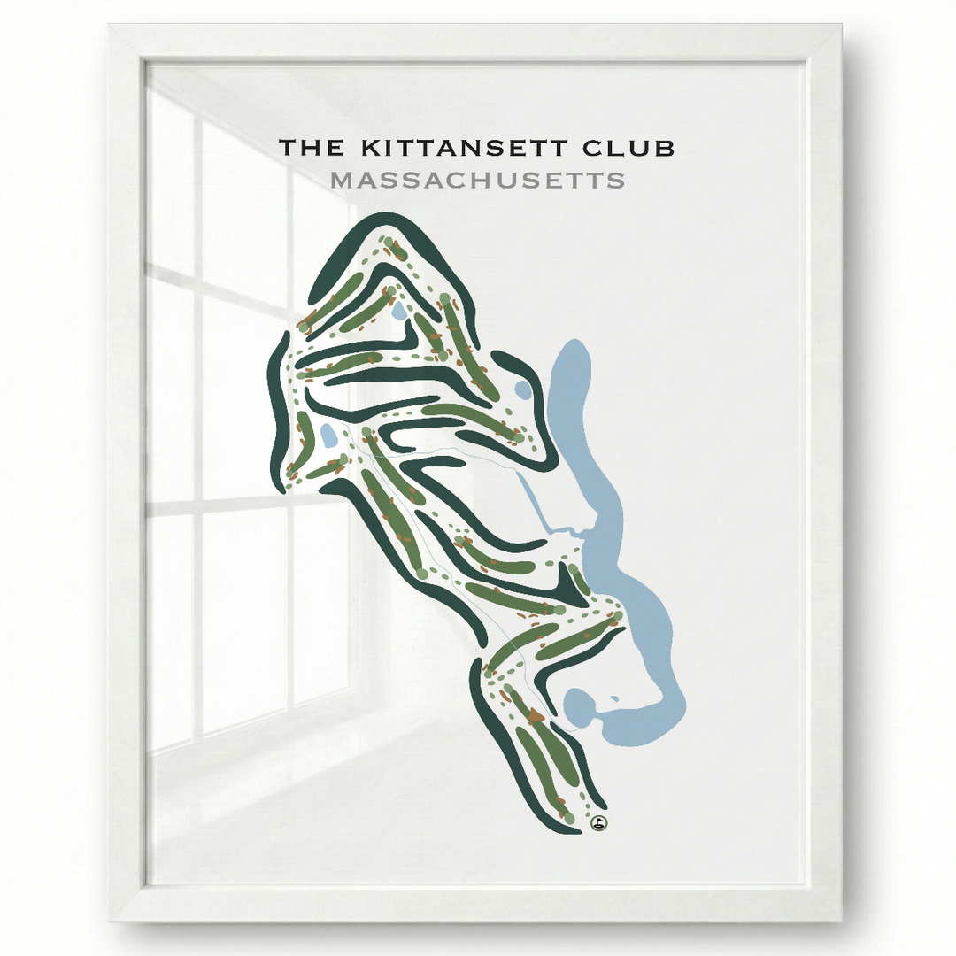 The Kittansett Club, Massachusetts - Printed Golf Courses