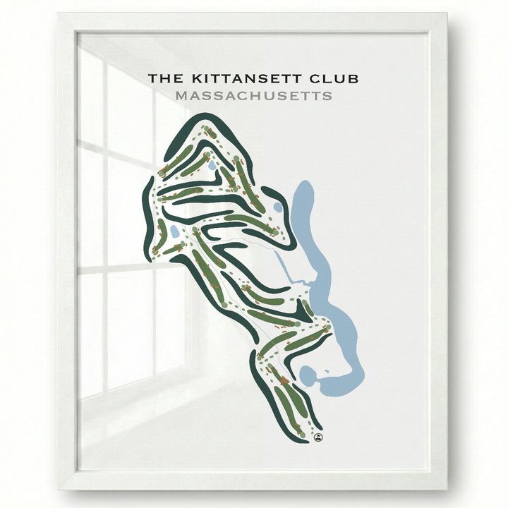 The Kittansett Club, Massachusetts - Printed Golf Courses