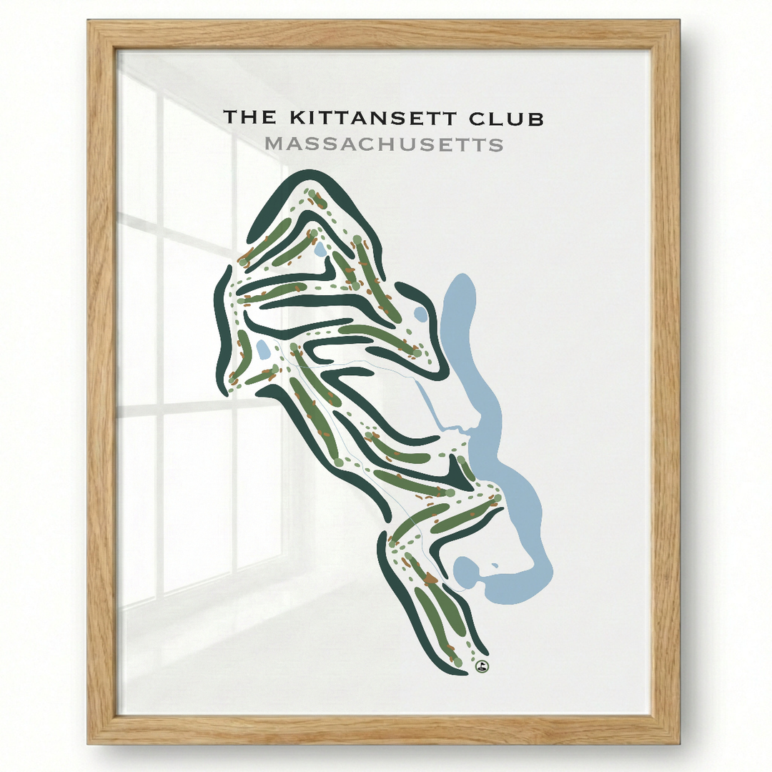 The Kittansett Club, Massachusetts - Printed Golf Courses