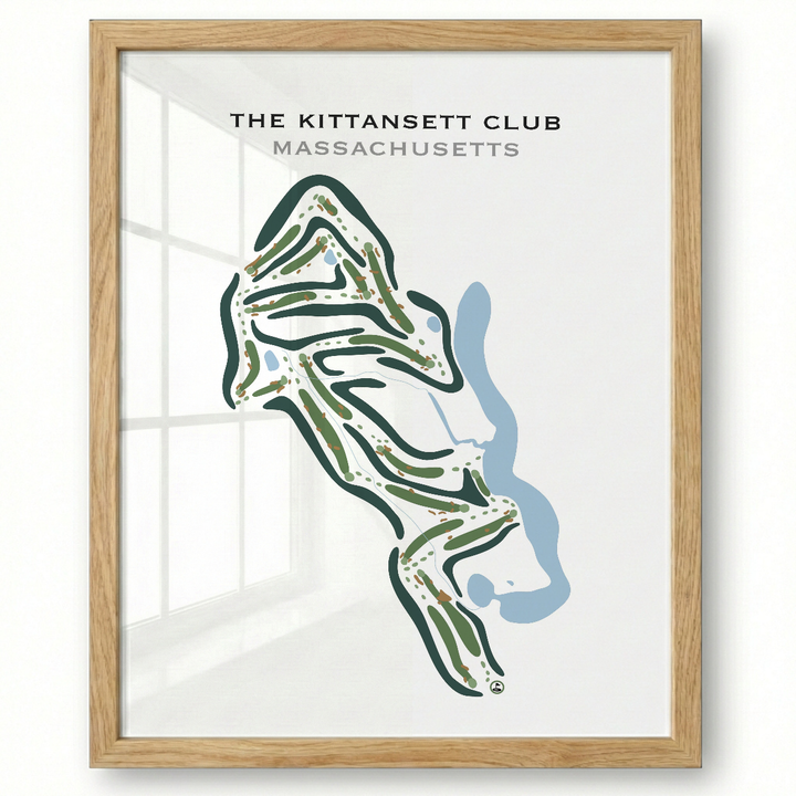 The Kittansett Club, Massachusetts - Printed Golf Courses