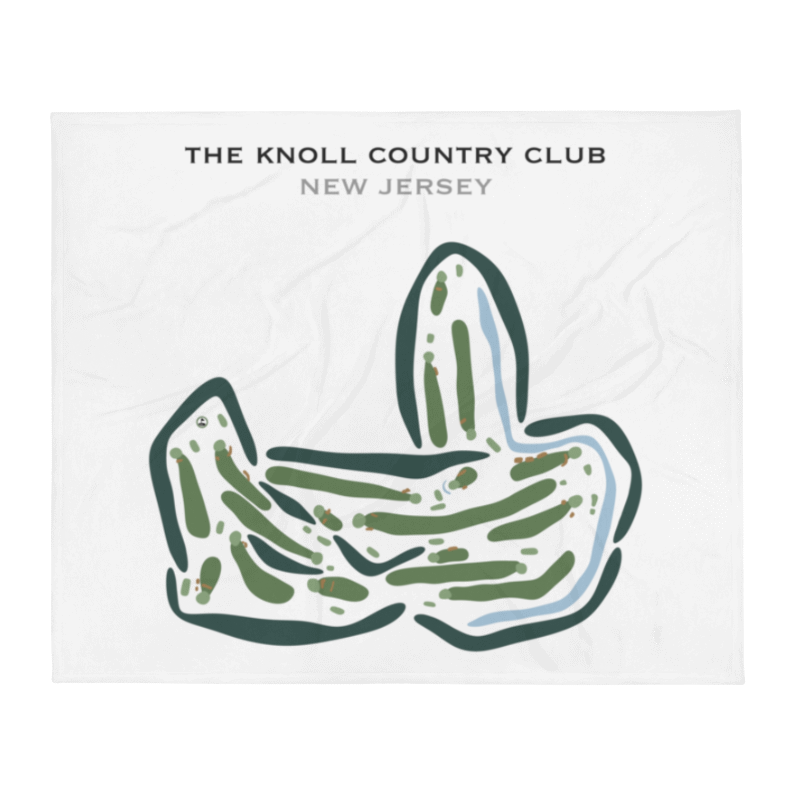 The Knoll Country Club, New Jersey - Printed Golf Courses