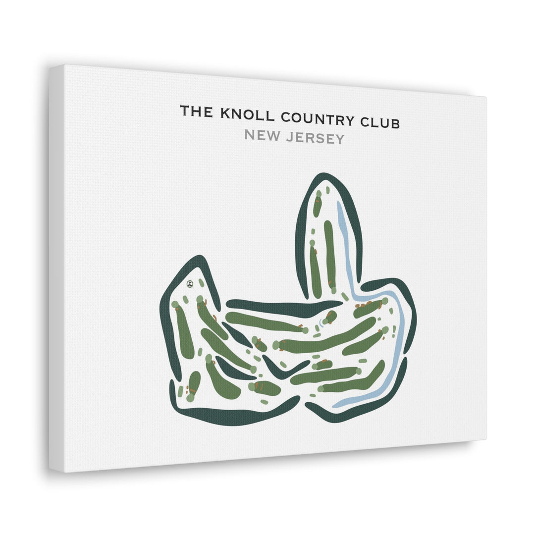 The Knoll Country Club, New Jersey - Printed Golf Courses