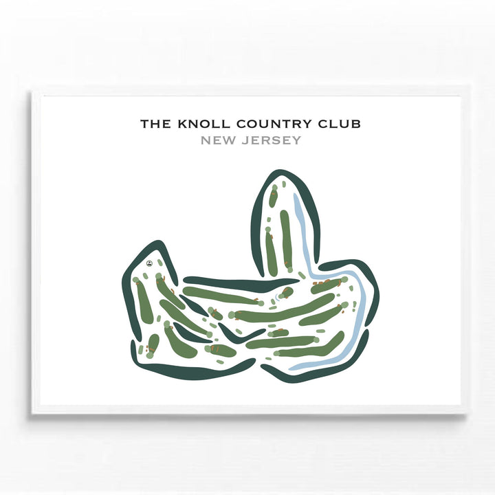 The Knoll Country Club, New Jersey - Printed Golf Courses