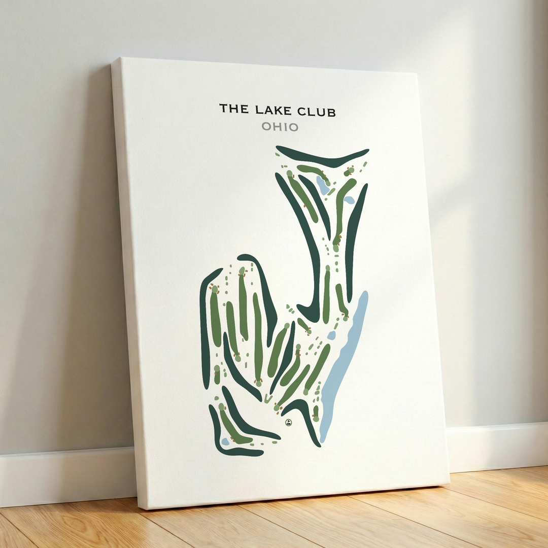 The Lake Club, Ohio - Printed Golf Course