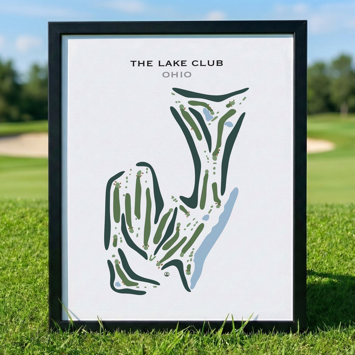 The Lake Club, Ohio - Printed Golf Course