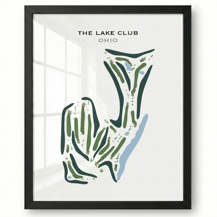 The Lake Club, Ohio - Printed Golf Course