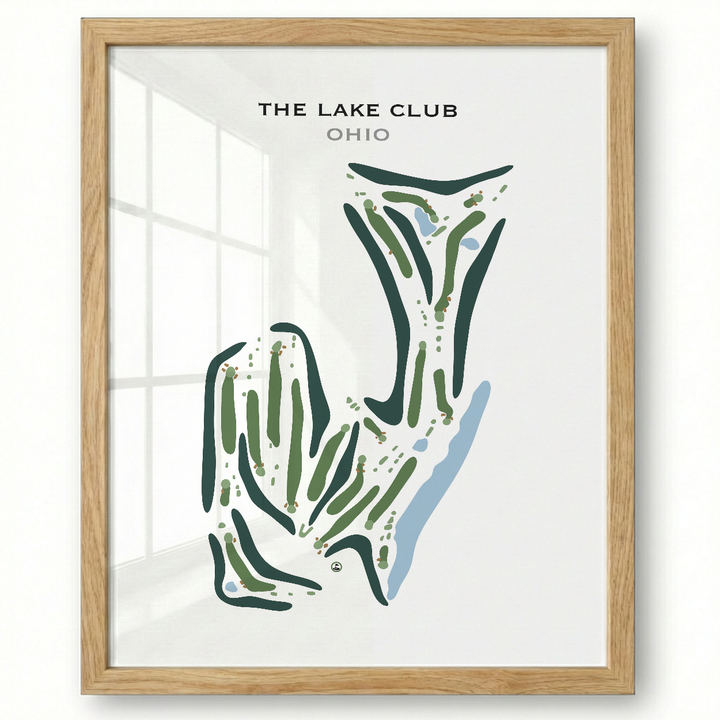 The Lake Club, Ohio - Printed Golf Course