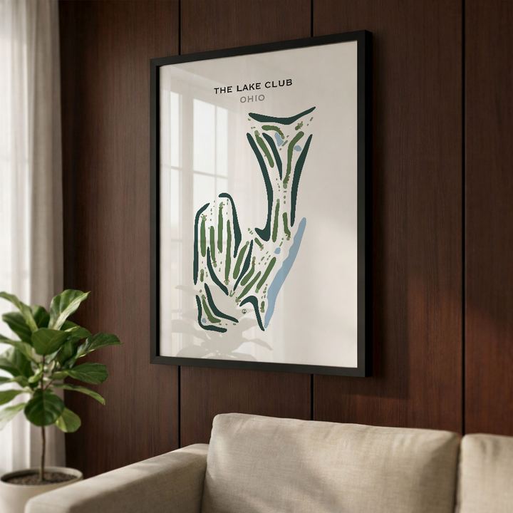 The Lake Club, Ohio - Printed Golf Course