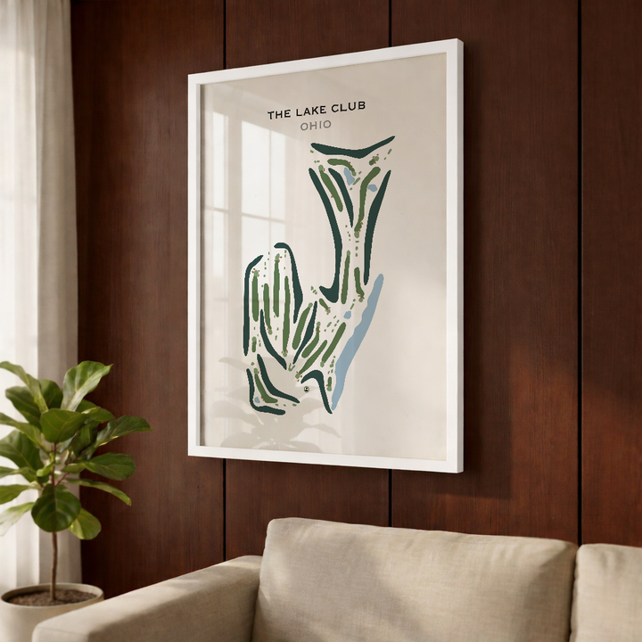 The Lake Club, Ohio - Printed Golf Course