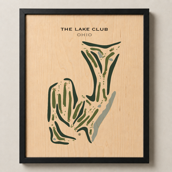 The Lake Club, Ohio - Printed Golf Course