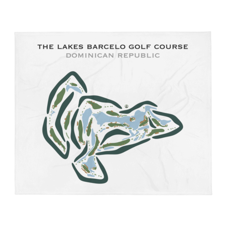 The Lakes Barcelo Golf Course, Dominican Republic - Printed Golf Courses