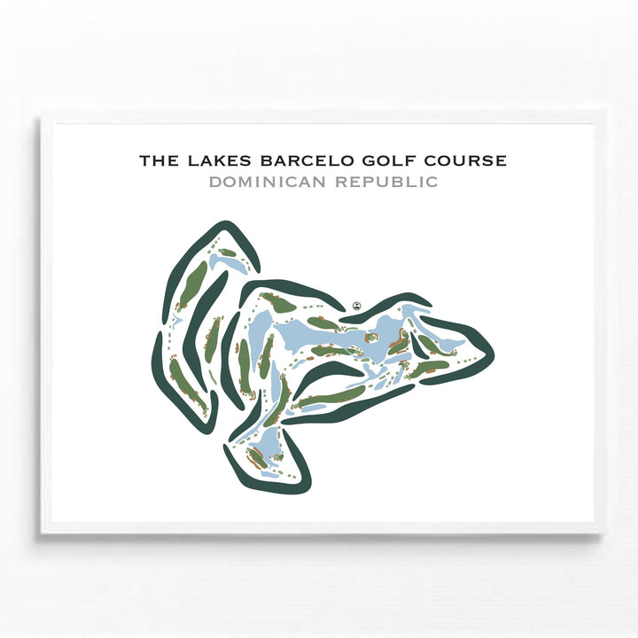 The Lakes Barcelo Golf Course, Dominican Republic - Printed Golf Courses