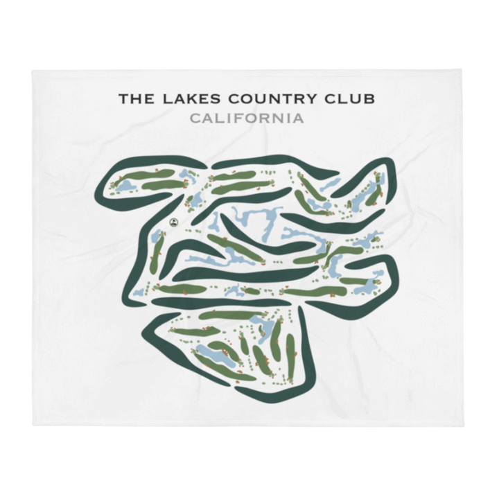 The Lakes Country Club, California - Printed Golf Courses