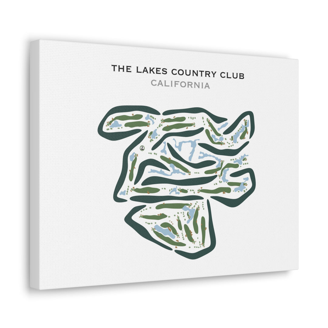 The Lakes Country Club, California - Printed Golf Courses