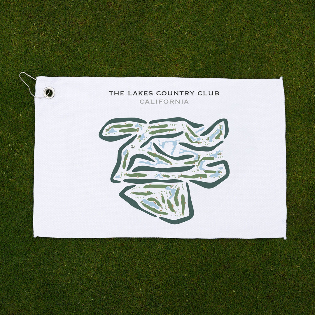 The Lakes Country Club, California - Printed Golf Courses