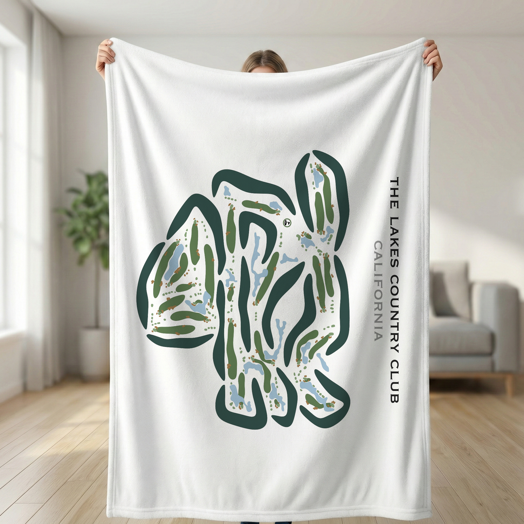 The Lakes Country Club, California - Printed Golf Courses