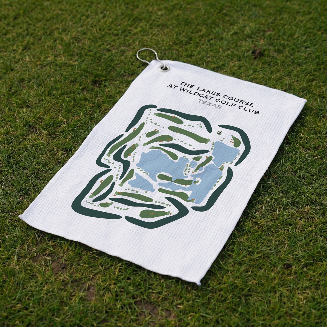 The Lakes Course at Wildcat Golf Club, Texas - Printed Golf Courses