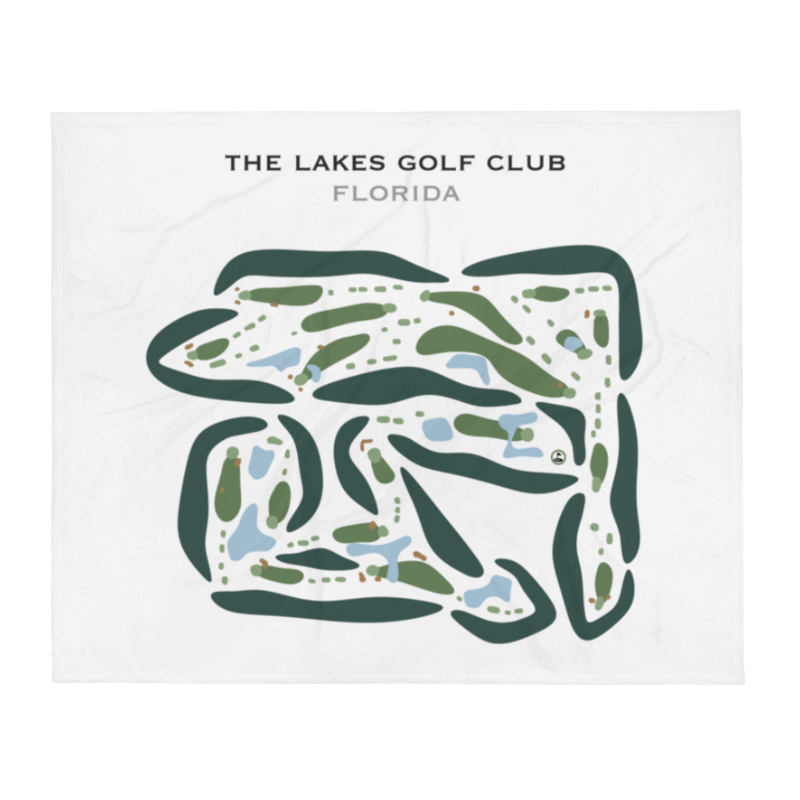 The Lakes Golf Club, Florida - Printed Golf Courses