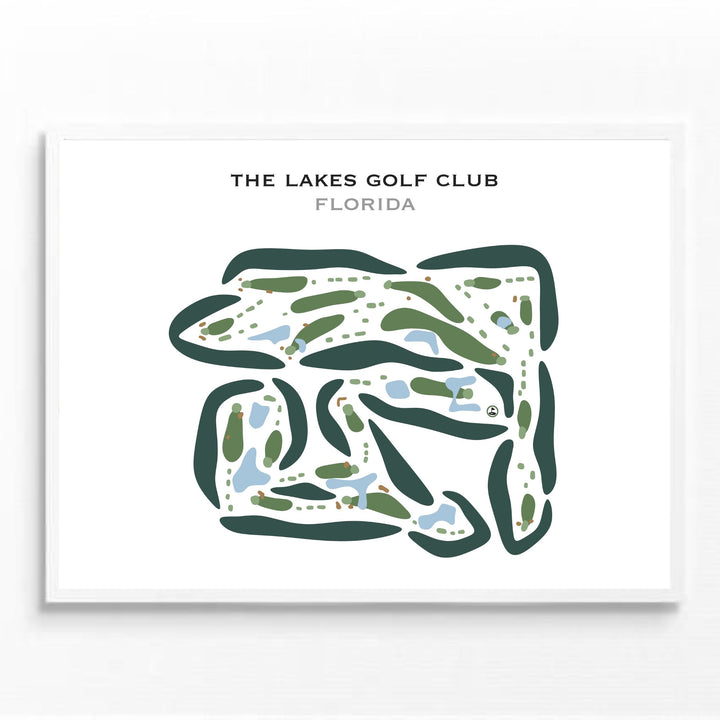 The Lakes Golf Club, Florida - Printed Golf Courses
