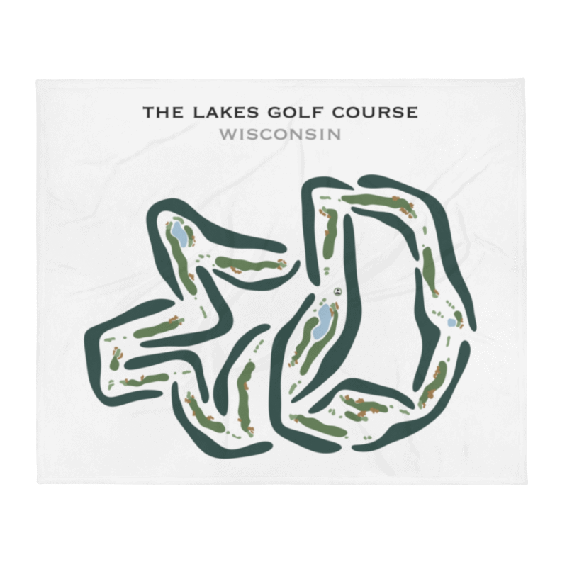 The Lakes Golf Course, Wisconsin - Printed Golf Courses