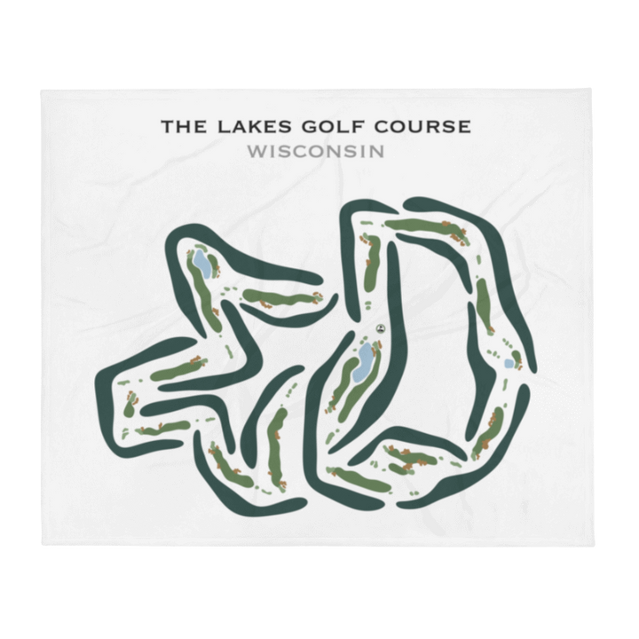 The Lakes Golf Course, Wisconsin - Printed Golf Courses