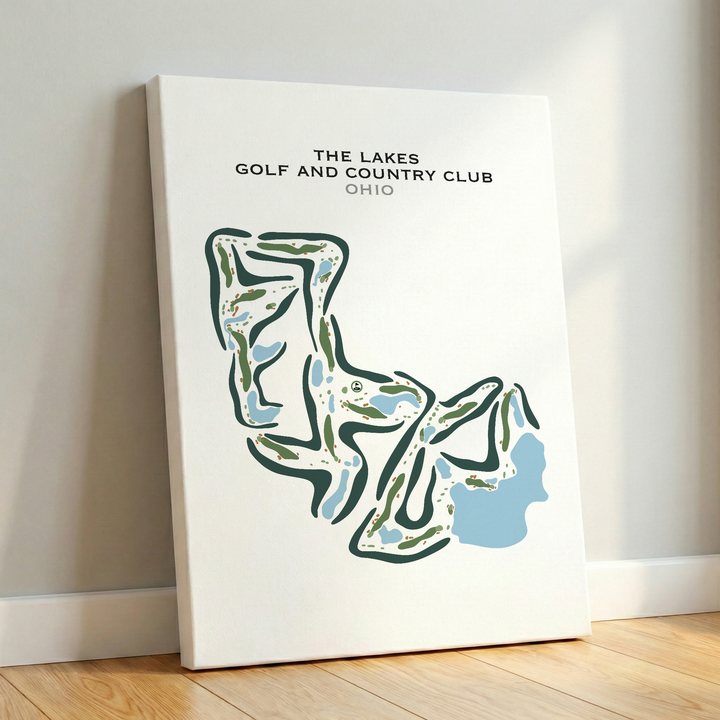 Lakes Golf & Country Club, Ohio - Printed Golf Courses