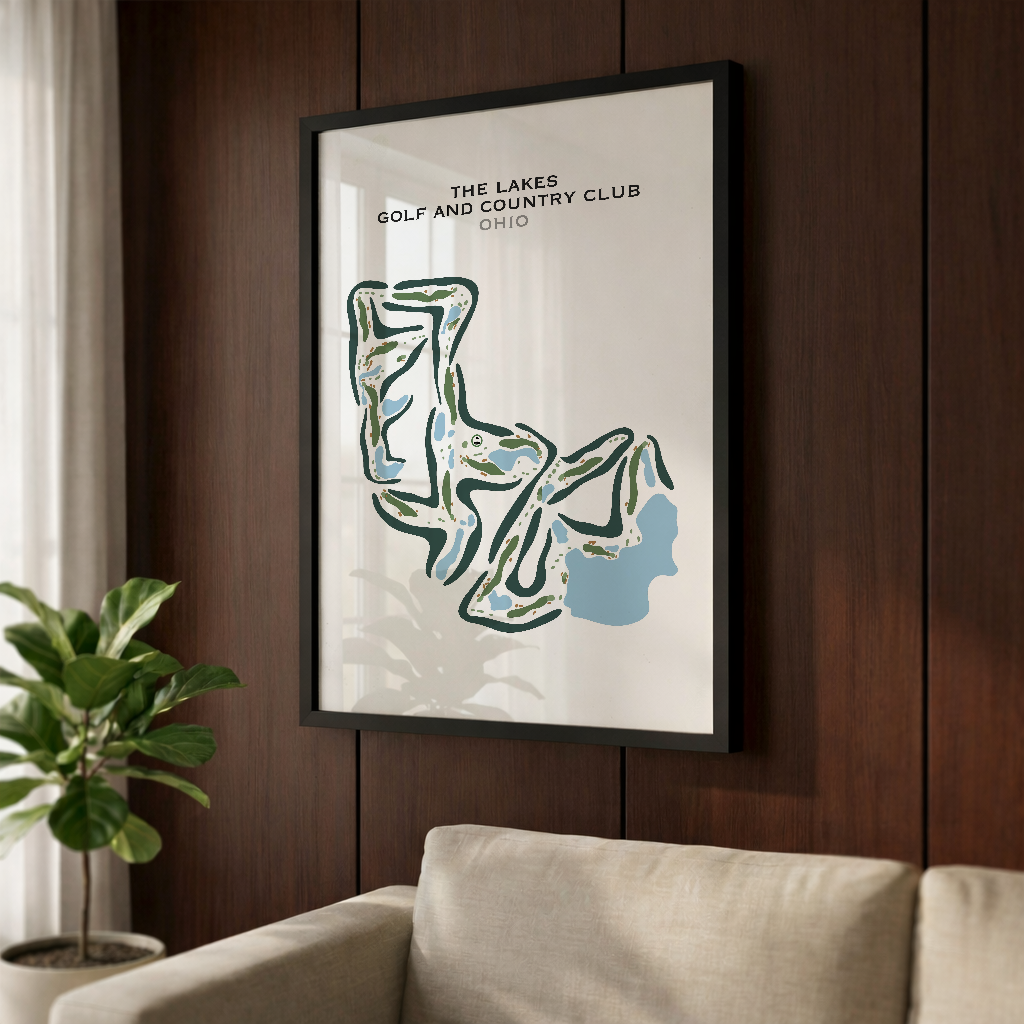 Lakes Golf & Country Club, Ohio - Printed Golf Courses