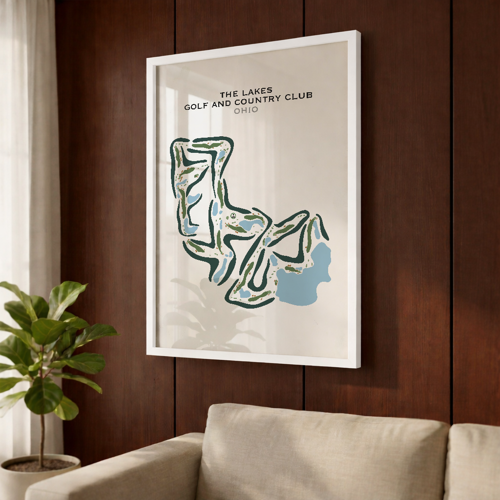Lakes Golf & Country Club, Ohio - Printed Golf Courses