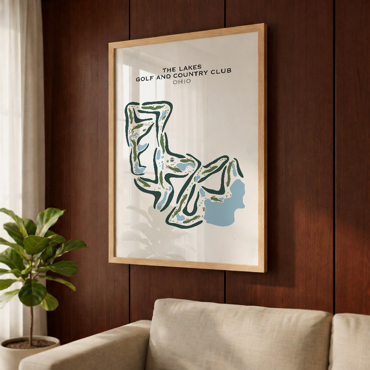 Lakes Golf & Country Club, Ohio - Printed Golf Courses