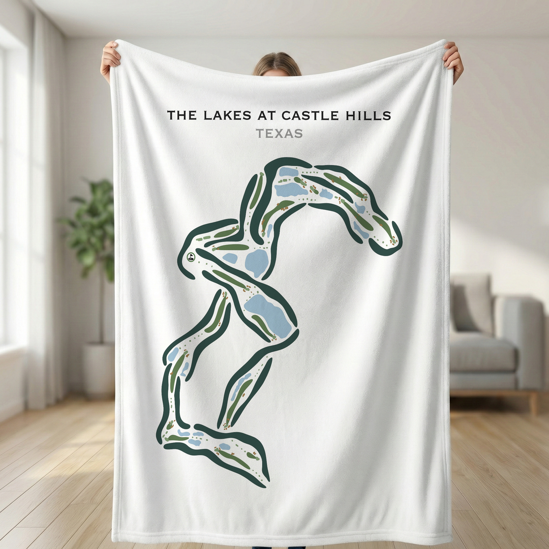 The Lakes at Castle Hills, Texas - Printed Golf Courses