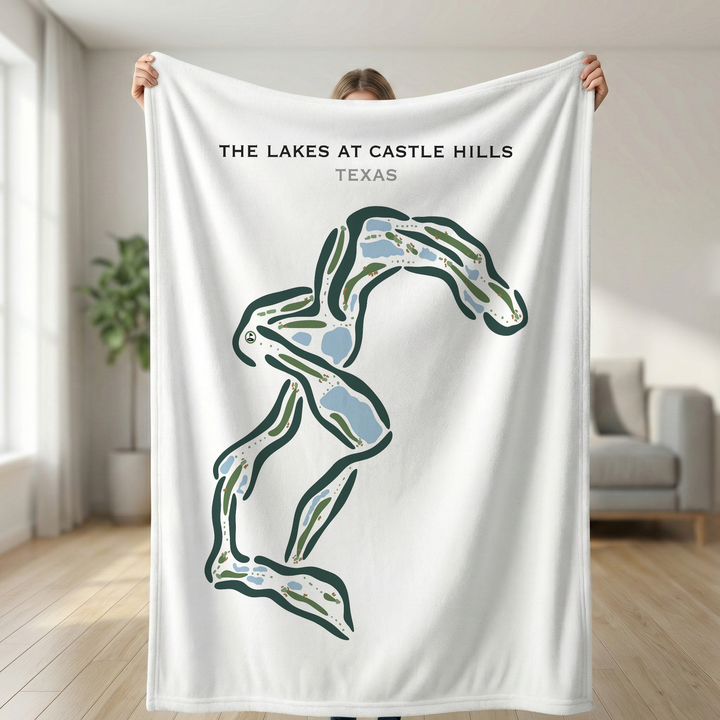 The Lakes at Castle Hills, Texas - Printed Golf Courses