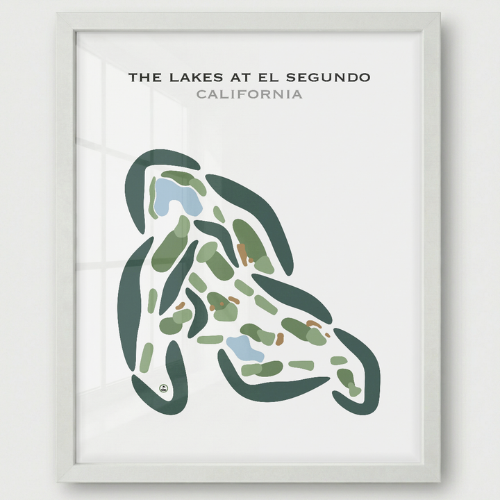 The Lakes at El Segundo, California - Printed Golf Courses