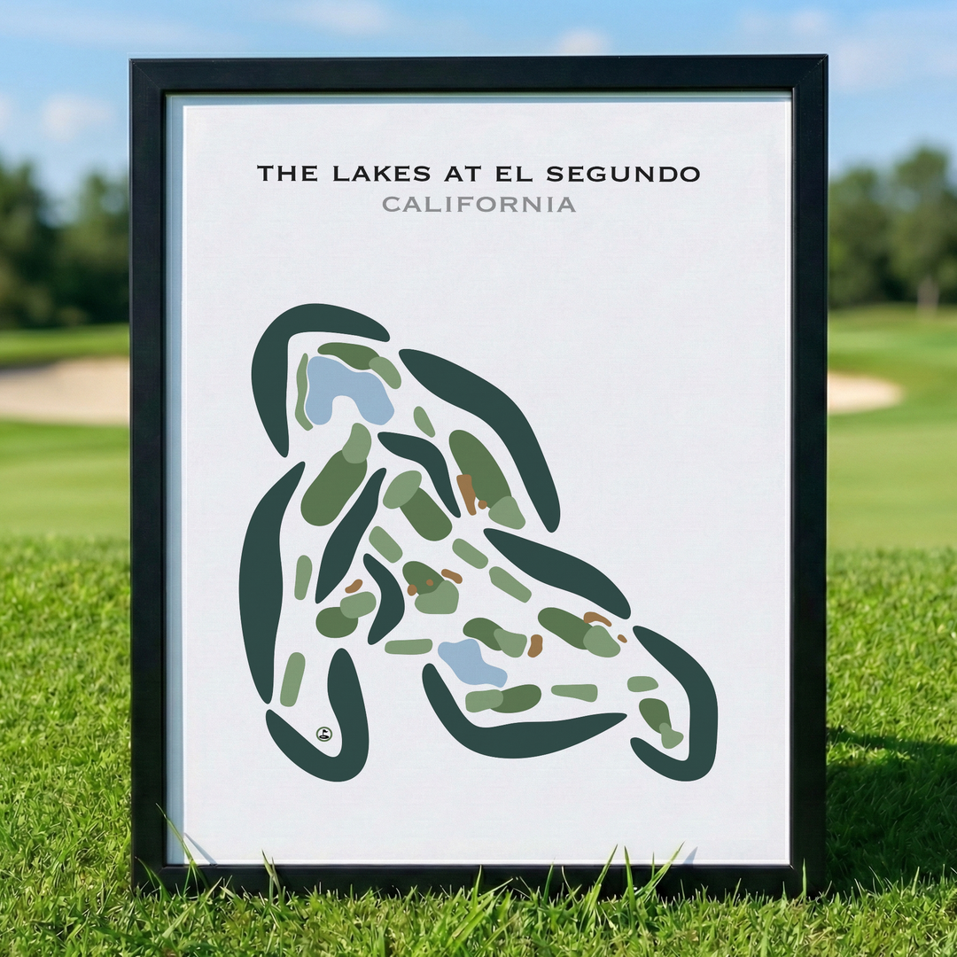 The Lakes at El Segundo, California - Printed Golf Courses