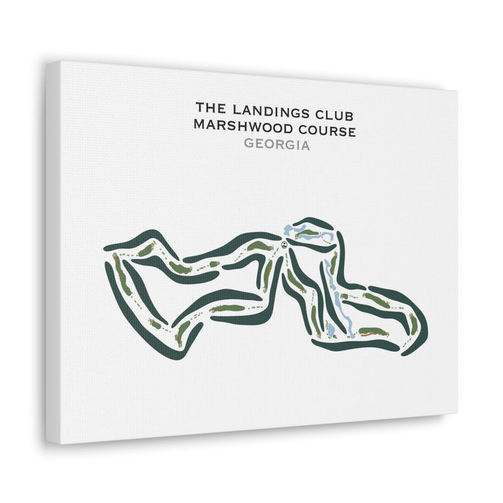 The Landings Club - Marshwood Course, Georgia - Printed Golf Courses