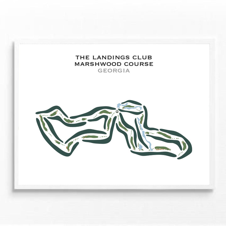 The Landings Club - Marshwood Course, Georgia - Printed Golf Courses