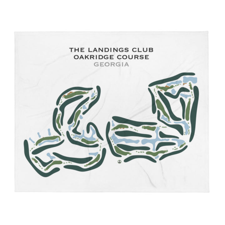 The Landings Club, Oakridge Course, Georgia - Printed Golf Course