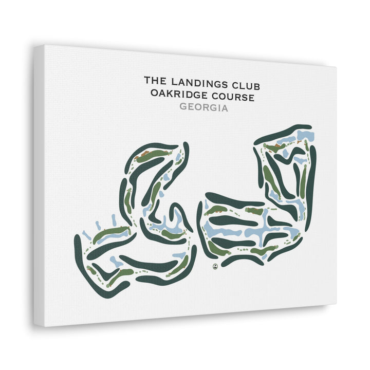 The Landings Club, Oakridge Course, Georgia - Printed Golf Course