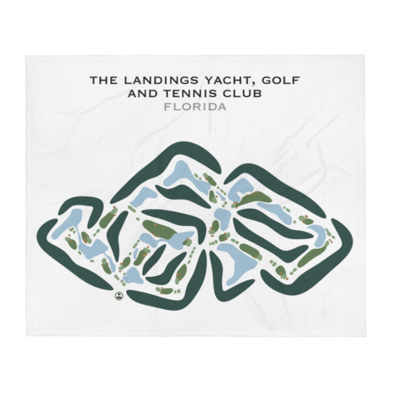 The Landings Yacht, Golf and Tennis Club, Florida - Printed Golf Courses