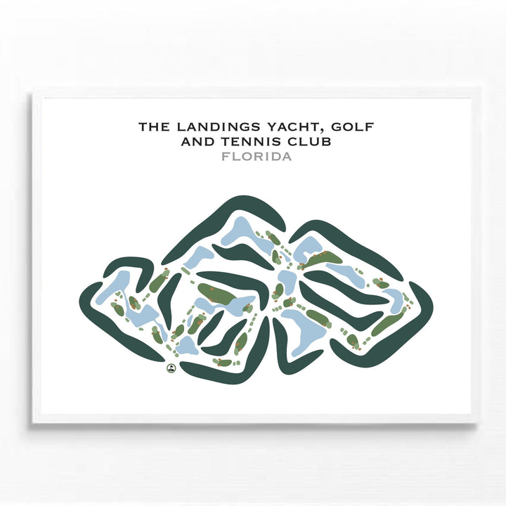 The Landings Yacht, Golf and Tennis Club, Florida - Printed Golf Courses