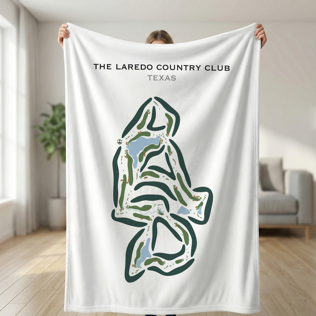The Laredo Country Club, Texas - Printed Golf Courses