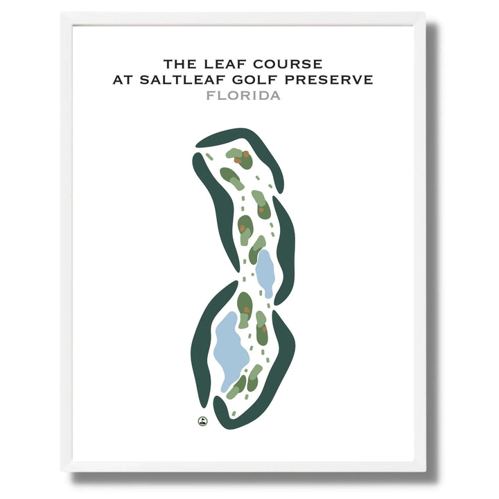 The Leaf Course at Saltleaf Golf Preserve, Florida - Printed Golf Courses