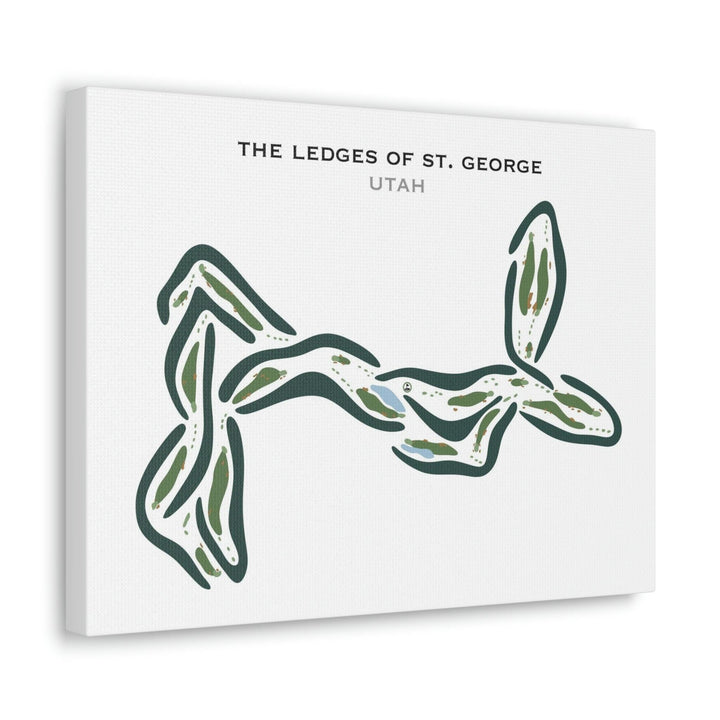 The Ledges of St George, Utah - Printed Golf Courses - Golf Course Prints