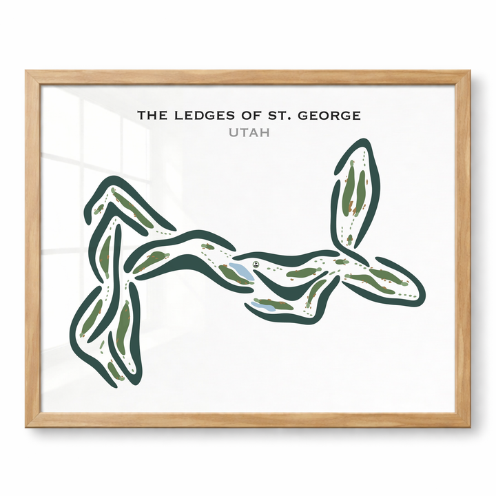 The Ledges of St George, Utah - Printed Golf Courses
