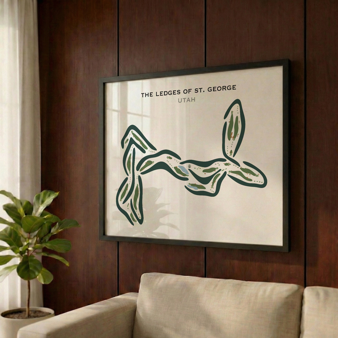 The Ledges of St George, Utah - Printed Golf Courses