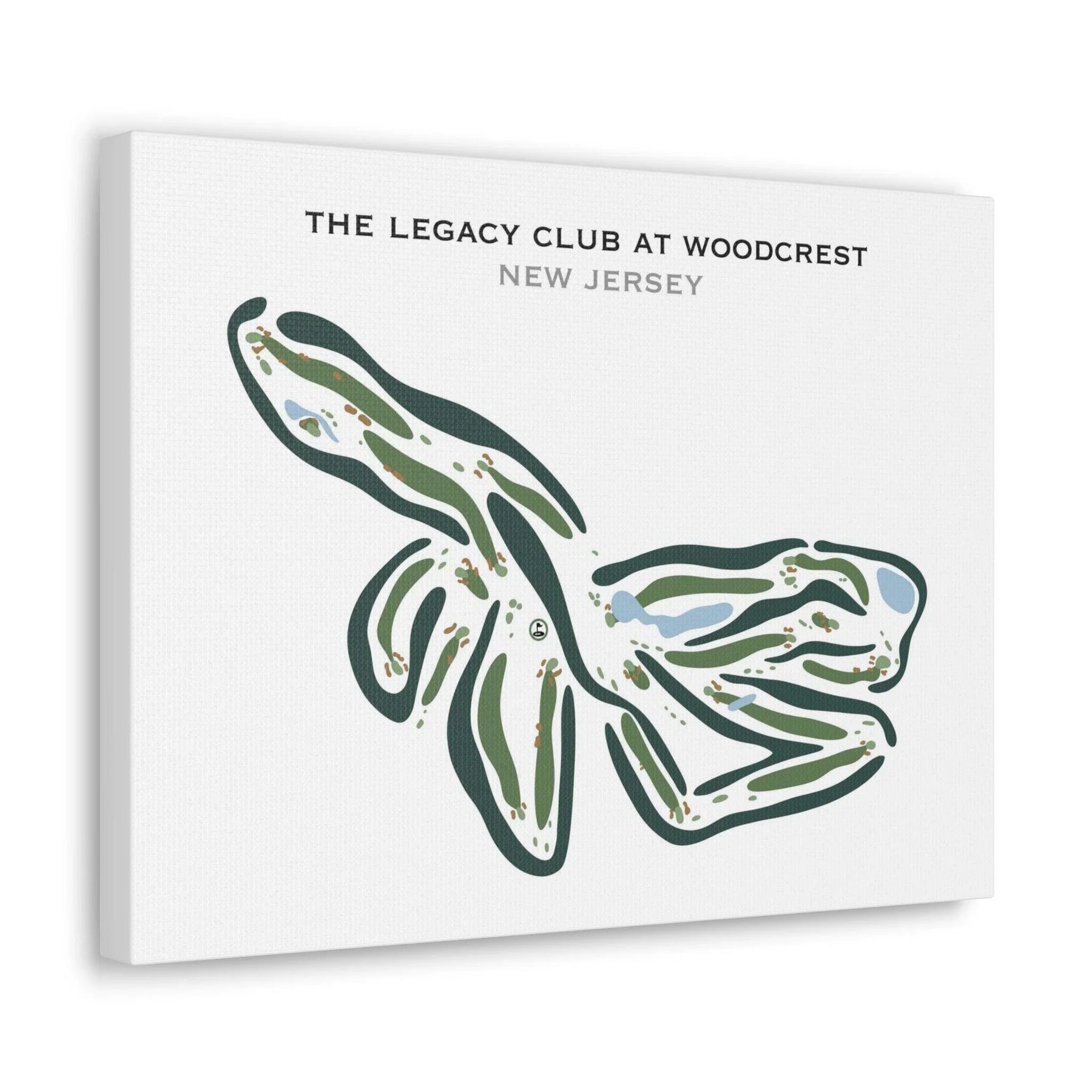 The Legacy Club At Woodcrest, New Jersey Golf Course Maps and Prints ...