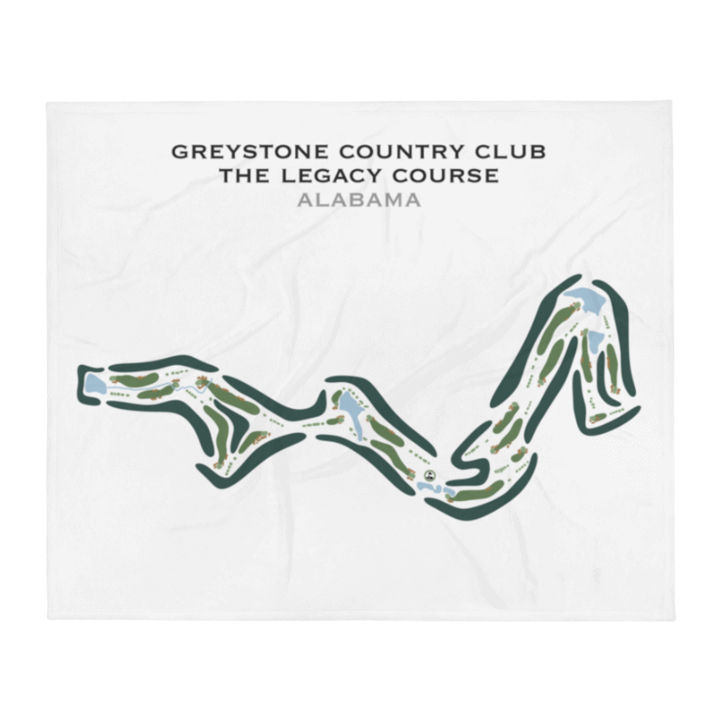 The Legacy Course, Greystone Country Club, Alabama - Printed Golf Course