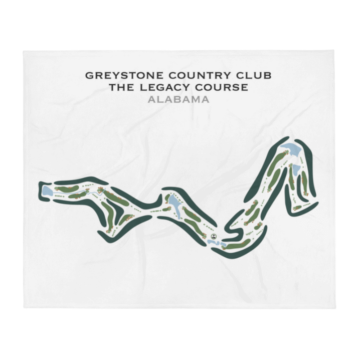 The Legacy Course, Greystone Country Club, Alabama - Printed Golf Course