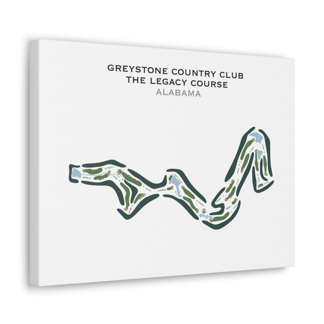 The Legacy Course, Greystone Country Club, Alabama - Printed Golf Course